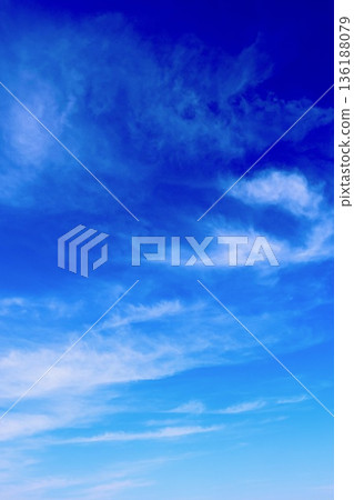 Clouds floating in the blue sky 136188079