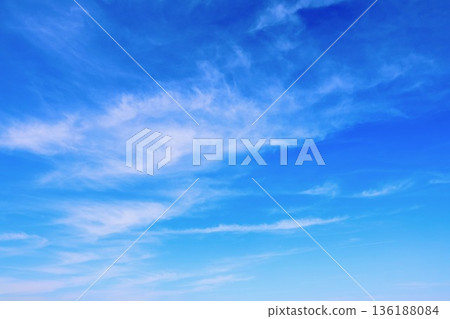 Clouds floating in the blue sky Clouds floating in the blue sky 136188084