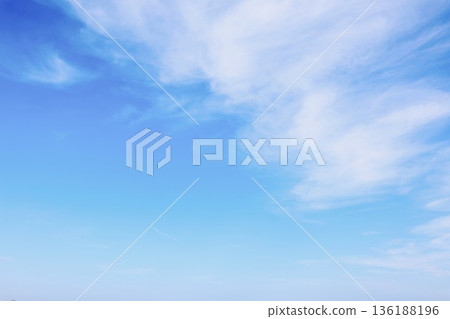 Blue sky and white clouds 136188196