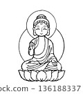 釋迦如來 (B)（笑，單色） 136188337