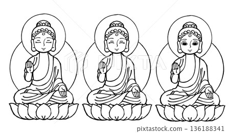 釋迦如來套裝 (B) (單色 136188341