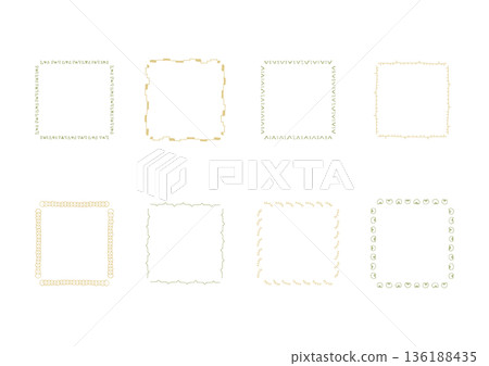 自然簡約手繪邊框套裝 23(彩色) 自然簡約手繪邊框套裝 23(彩色) 136188435