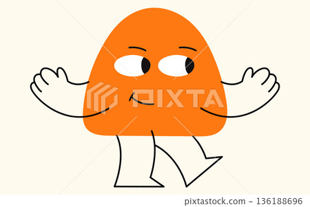Cute blob element. 136188696