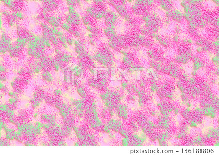Pink green plastered foam sponge bright decoration background 136188806