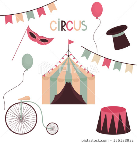 circus clip art set circus clip art set 136188952
