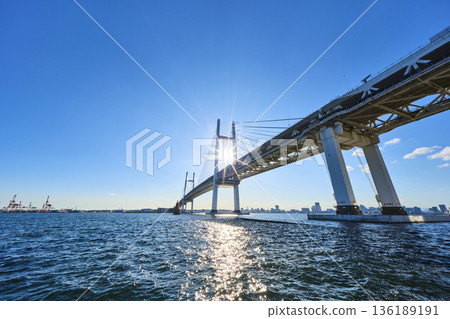 從大黑碼頭眺望橫濱灣大橋 136189191