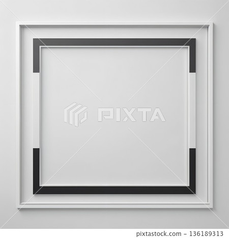 Simple light gray simple geometric modern frame... - Stock Illustration ...
