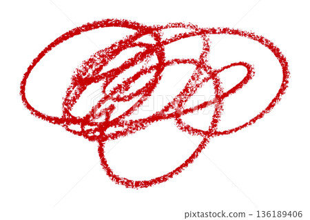 red pencil strokes isolated on transparent background red pencil strokes isolated on transparent background 136189406
