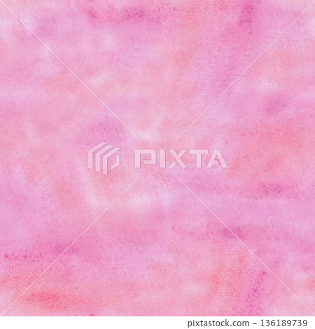 Seamless pattern of pink watercolor spots. Watercolor illustration for packaging design, fabric printing, interior design, greeting cards, holiday decor, and souvenirs. Seamless pattern of pink watercolor spots. Watercolor illustration for packaging design, fabric printing, interior design, greeting cards, holiday decor, and souvenirs. 136189739