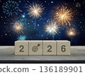 Happy new year 2026 success concept, Generative AI 136189901
