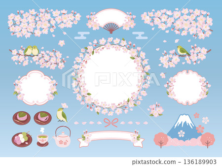 春日櫻花與日式相框套裝 春日櫻花與日式相框套裝 136189903