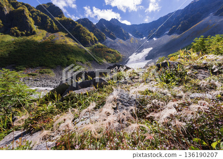 秋天從唐澤看到的穗高山脈 136190207