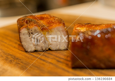 叉燒面、拉麵、叉燒 136190884