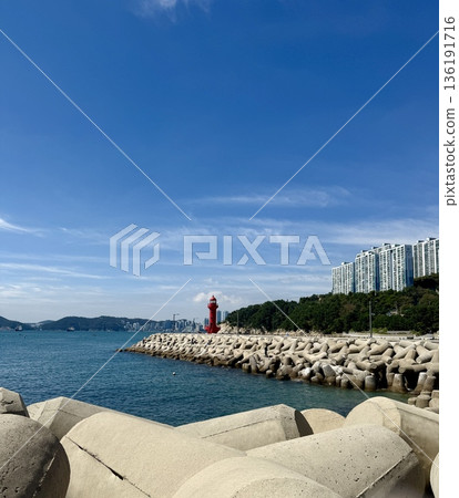 View from Yeongdo Women's Diver Village in Busan 136191716