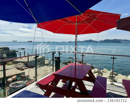 Dining scene at Yeongdo Women Divers Village in Busan 136191722