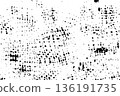 The abstract texture of black acrylic paint 136191735
