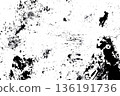 The abstract texture of black acrylic paint 136191736