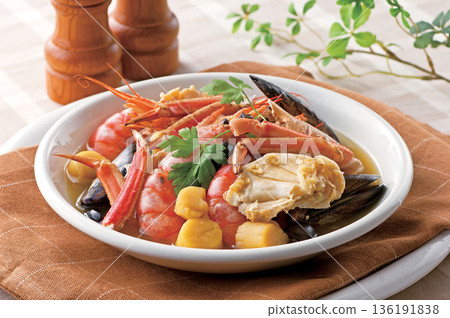 看起來很美味的馬賽魚湯 看起來很美味的馬賽魚湯 136191838