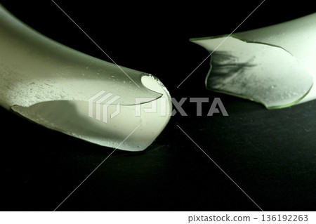 Close-up of a broken fluorescent light Close-up of a broken fluorescent light 136192263