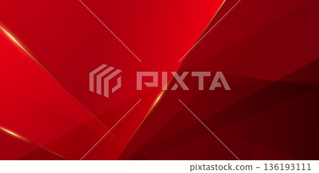 Abstract background design modern red and gold geometric elements vector illustration Abstract background design modern red and gold geometric elements vector illustration 136193111