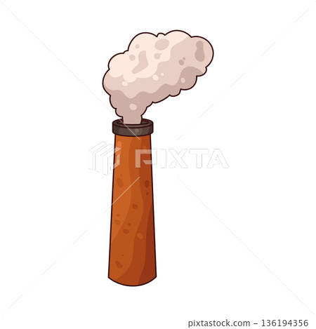 illustration of chimney illustration of chimney 136194356