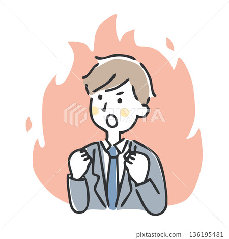 A motivated businessman A motivated businessman 136195481