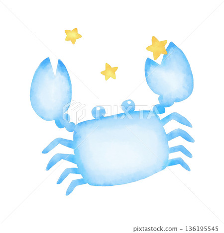 癌症水彩插圖 136195545