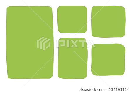 Sticker organic blob shapes and abstract frames create playful borders for text. Irregular blobs and rounded rectangles form unique vector backgrounds with hand-drawn appeal. Vector Sticker organic blob shapes and abstract frames create playful borders for text. Irregular blobs and rounded rectangles form unique vector backgrounds with hand-drawn appeal. Vector 136195564