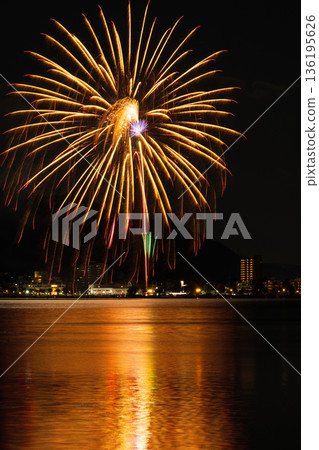 A Japanese summer tradition: Fireworks (Lake Suwa Summer Night Fireworks) A Japanese summer tradition: Fireworks (Lake Suwa Summer Night Fireworks) 136195626