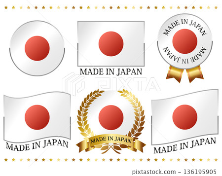 一套六座奢華的日本製造徽章 一套六座奢華的日本製造徽章 136195905