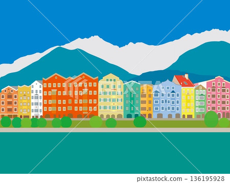 奧地利因斯布魯克春景 136195928