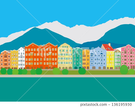 奧地利因斯布魯克春景 136195930