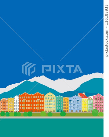 奧地利因斯布魯克春景 136195933