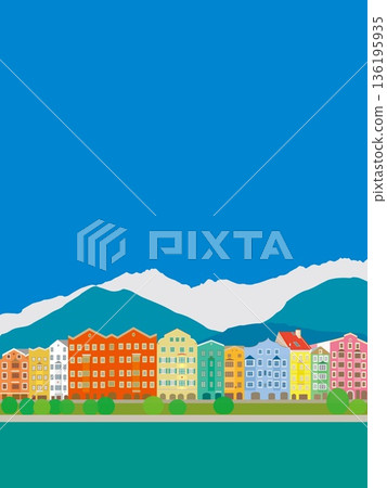 奧地利因斯布魯克春景 136195935