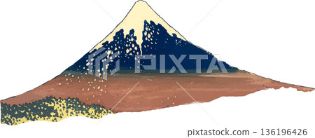 Thirty-six Views of Mount Fuji_Inume Pass, Koshu_Mount Fuji Thirty-six Views of Mount Fuji_Inume Pass, Koshu_Mount Fuji 136196426