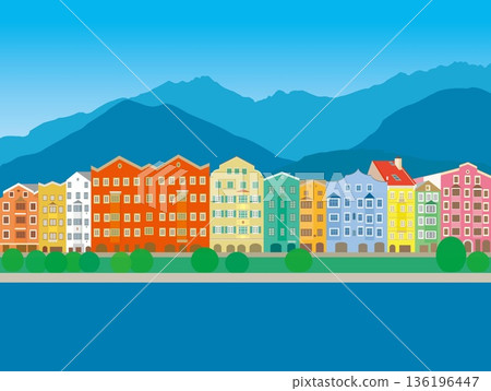 奧地利因斯布魯克,夏日景色 奧地利因斯布魯克,夏日景色 136196447