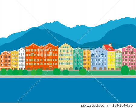 奧地利因斯布魯克,夏日景色 奧地利因斯布魯克,夏日景色 136196450