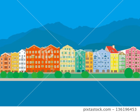 Innsbruck, Austria, summer scenery 136196453