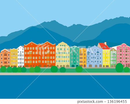 Innsbruck, Austria, summer scenery 136196455