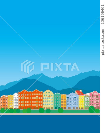 Innsbruck, Austria, summer scenery Innsbruck, Austria, summer scenery 136196461
