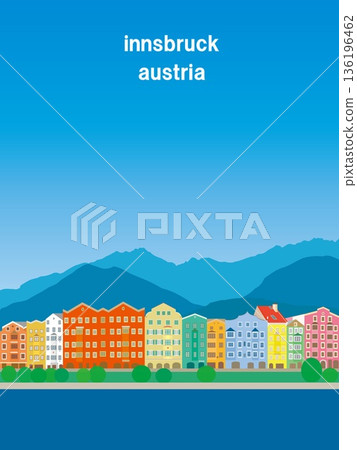 Innsbruck, Austria, summer scenery Innsbruck, Austria, summer scenery 136196462
