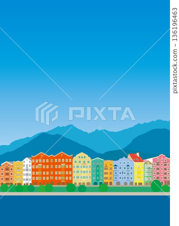 奧地利因斯布魯克,夏日景色 奧地利因斯布魯克,夏日景色 136196463