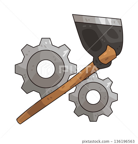 Illustration of Hoe 136196563