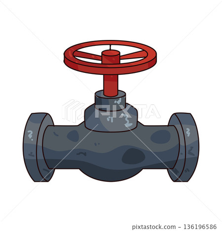 Illustration of Water Valve Illustration of Water Valve 136196586