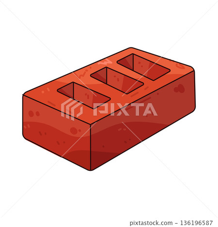Illustration of brick Illustration of brick 136196587