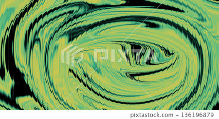 Vibrant Green Liquid Motion Texture 136196879