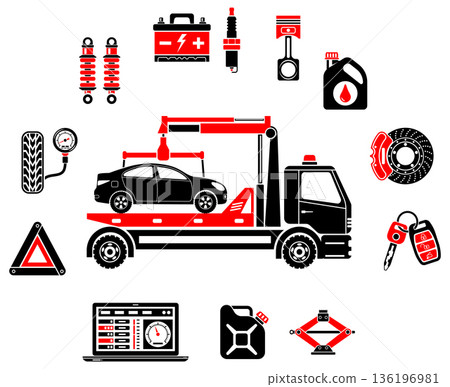 Car Service Infographics 136196981