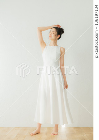 Beauty image of young women 136197134