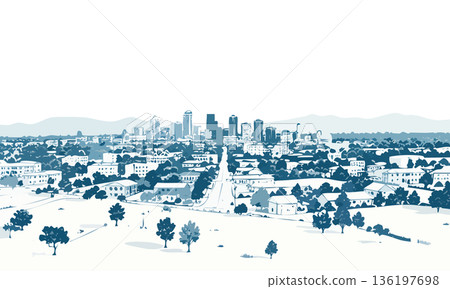 景觀[俯瞰當地城鎮景觀] 136197698