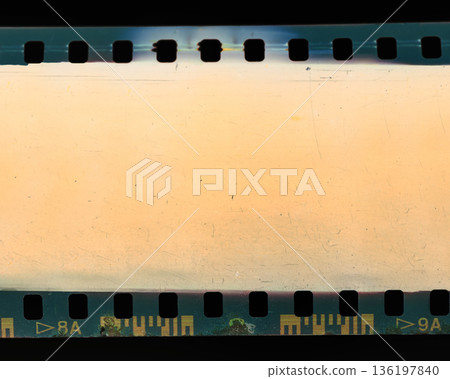 Vintage Analogue Film Negative Frame Background 136197840